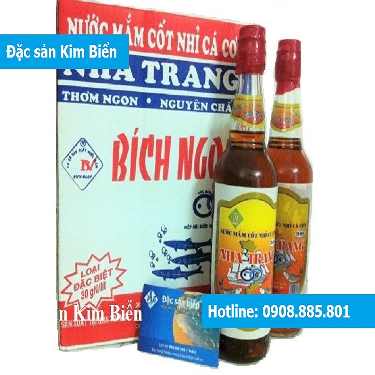 Nước mắm cá cơm cốt nhỉ Bích Ngọc 30 đạm